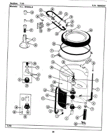 07 - Tub parts for Maytag Washer LAT8650ABL from AppliancePartsPros.com