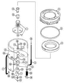 07 - Tub parts for Maytag Washer LAT8714AAM from AppliancePartsPros.com