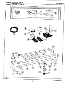 04 - Control Panel parts for Maytag Washer LAT8740AAW from AppliancePartsPros.com