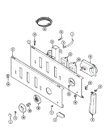04 - Control Panel parts for Maytag Washer LAT8804AAM from AppliancePartsPros.com