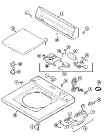 05 - Top parts for Maytag Washer LAT8804ABE from AppliancePartsPros.com