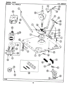 01 - Base parts for Maytag Washer LAT8840BAW from AppliancePartsPros.com
