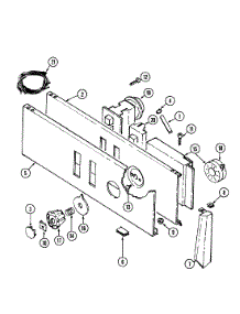 04 - Control Panel (Wht / Wht & Alm / Alm) parts for Maytag Washer LAT9200BBE from AppliancePartsPros.com