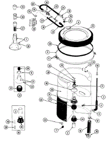 07 - Tub (Wht / Wht & Alm / Alm) parts for Maytag Washer LAT9200BBM from AppliancePartsPros.com