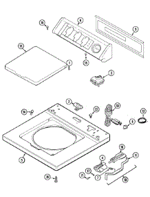 05 - Top (Lat9206baq) parts for Maytag Washer LAT9206BAQ from AppliancePartsPros.com