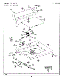 05 - Top Cover parts for Maytag Washer LAT9280AAW from AppliancePartsPros.com