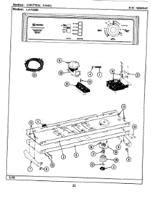 04 - Control Panel parts for Maytag Washer LAT9300AAW from AppliancePartsPros.com