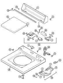 05 - Top parts for Admiral Washer LAT9304AGL from AppliancePartsPros.com