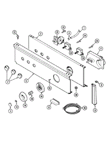 04 - Control Panel (Law9304aam & Lat9304dam) parts for Maytag Washer LAT9304DAM from AppliancePartsPros.com