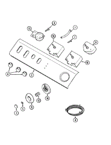 04 - Control Panel parts for Maytag Washer LAT9357AAM from AppliancePartsPros.com