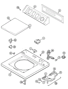 05 - Top parts for Maytag Washer LAT9360AAE from AppliancePartsPros.com
