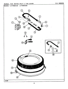 09 - Tub-Water Inlet & Tub Cover parts for Maytag Washer LAT9400AAE from AppliancePartsPros.com