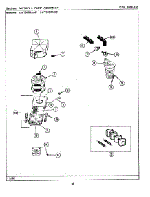 05 - Motor & Pump Assembly (Lat9400aae & Abe) parts for Maytag Washer LAT9400ABE from AppliancePartsPros.com