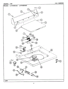 06 - Top (Lat9400aae, Lat9400abe) parts for Maytag Washer LAT9400ABE from AppliancePartsPros.com