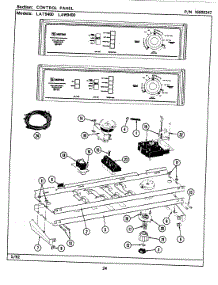 04 - Control Panel parts for Maytag Washer LAT9400DAW from AppliancePartsPros.com