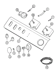 04 - Control Panel (9416) parts for Maytag Washer LAT9416AAM from AppliancePartsPros.com