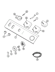04 - Control Panel parts for Maytag Washer LAT9520AAQ from AppliancePartsPros.com