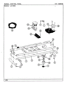04 - Control Panel parts for Maytag Washer LAT9593AAW from AppliancePartsPros.com
