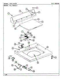 05 - Top Cover parts for Maytag Washer LAT9593ABL from AppliancePartsPros.com
