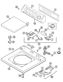 05 - Top parts for Maytag Washer LAT9616AAM from AppliancePartsPros.com