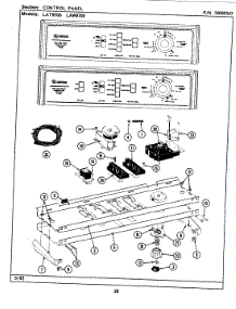 04 - Control Panel parts for Maytag Washer LAT9700DAW from AppliancePartsPros.com