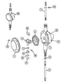 06 - Transmission parts for Maytag Washer LAT9734AAE from AppliancePartsPros.com