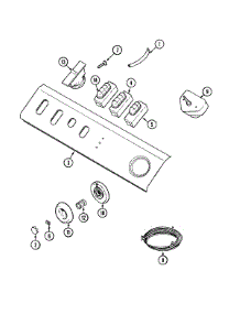 04 - Control Panel parts for Maytag Washer LAT9757AAM from AppliancePartsPros.com