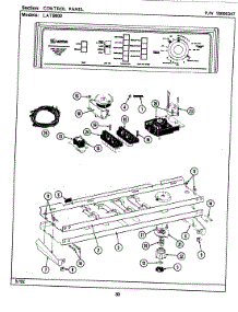 04 - Control Panel parts for Maytag Washer LAT9800AAL from AppliancePartsPros.com