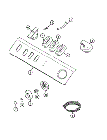 04 - Control Panel parts for Admiral Washer LAT9806BGE from AppliancePartsPros.com