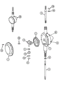 06 - Transmission parts for Admiral Washer LAT9806BGE from AppliancePartsPros.com