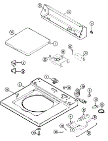 05 - Top parts for Maytag Washer LAT9904ABE from AppliancePartsPros.com