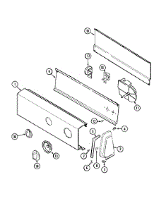 02 - Control Panel (Lata200aam) parts for Admiral Washer LATA200AAM from AppliancePartsPros.com