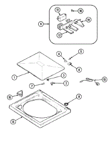 04 - Top parts for Hoover Washer LATH100AKV from AppliancePartsPros.com