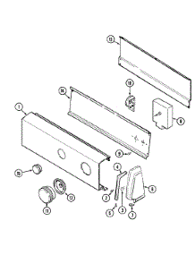 03 - Control Panel parts for Hoover Washer LATH100ATV from AppliancePartsPros.com