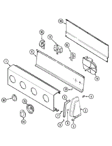 02 - Control Panel parts for Hoover Washer LATH300AKV from AppliancePartsPros.com