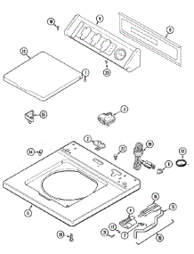 06 - Top parts for Maytag Washer LAV3600AWW from AppliancePartsPros.com