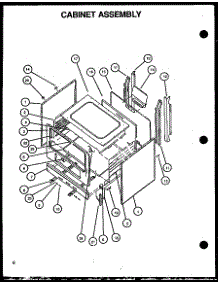 02 - Cabinet Assy parts for Amana Range LBP26AA0Y / P1141115N W from AppliancePartsPros.com