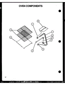 04 - Oven Components parts for Amana Range LBP26AA5Y / P1141115N L from AppliancePartsPros.com