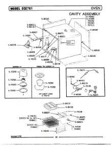 04 - Cavity Assembly parts for Maytag Oven LCCE701 from AppliancePartsPros.com