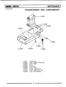 12 - Transformer & Components-Microwave parts for Maytag Oven LCCE701 from AppliancePartsPros.com