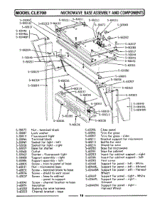 08 - Microwave Base Assembly parts for Maytag Range LCLE700 from AppliancePartsPros.com