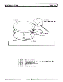 13 - Microwave Turn Tray parts for Maytag Range LCLE700 from AppliancePartsPros.com