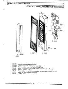 04 - Control Panel & Microprocessor parts for Maytag Range LCLE750 from AppliancePartsPros.com