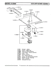 03 - Auxiliary Blower Assembly parts for Maytag Range LCLG600 from AppliancePartsPros.com