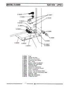 18 - Rear View-Upper parts for Maytag Range LCLG600 from AppliancePartsPros.com