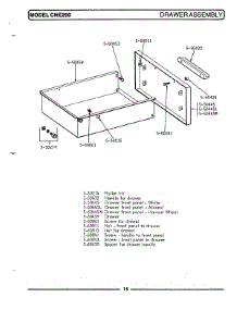 02 - Drawer Assembly parts for Maytag Range LCNE200 from AppliancePartsPros.com