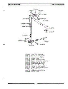 03 - Oven Burner parts for Maytag Range LCNG200 from AppliancePartsPros.com