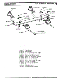 07 - Top Burner Assembly parts for Maytag Range LCNG200 from AppliancePartsPros.com