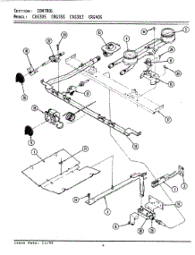 02 - Control parts for Maytag Range LCRG355 from AppliancePartsPros.com