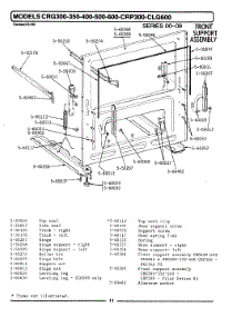 04 - Front Support Assembly parts for Maytag Range LCRG500 from AppliancePartsPros.com